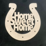 Horseshoe Home Sweet Home Customizable Door Hanger