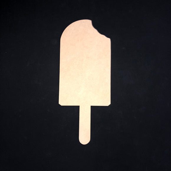 Popsicle on a stick,l Wooden Cutout Wood, Door Hanger Wooden Blank