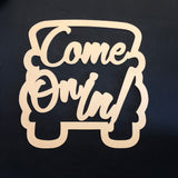 Come on in Truck! Border Customizable Painted Custom Home Decor
