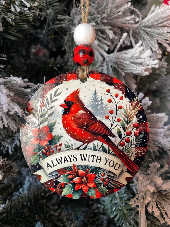 Always with you Cardinal Ornament