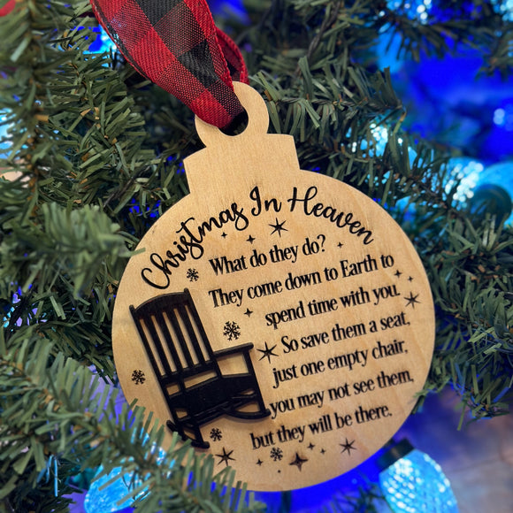 Christmas in Heaven Christmas Ornament