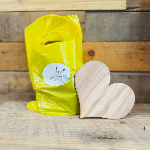 Bag of Valentines Day Hearts for Crafts