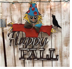 Happy Fall Scarecrow