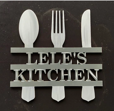 LeLe's Kitchen- spoon, fork, knife