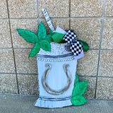 Mint Julep cup, Spring Derby Decor, Craft Shapes, Wooden Cutouts