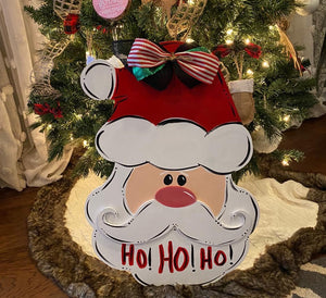 Santa Clause Christmas Door Hanger, Ho! Ho! Ho!