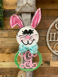 Bunny with Letter Monogram