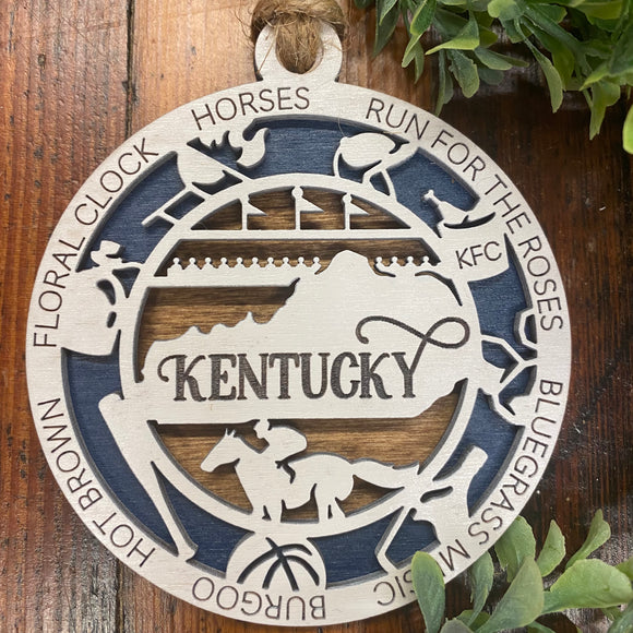 Kentucky Christmas Ornament, All things from the State of Kentucky