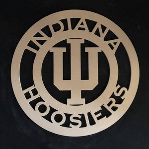 Indiana Hoosiers College  Door Hanger, College Sports Home Decor, Customizable