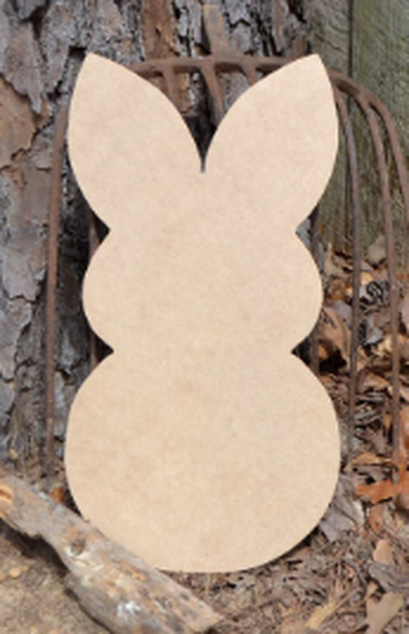 Easter Bunny Wooden Cutout Wood, Door Hanger Wooden Blank
